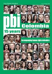15 years pbi Colombia - Accompanying human rights defenders